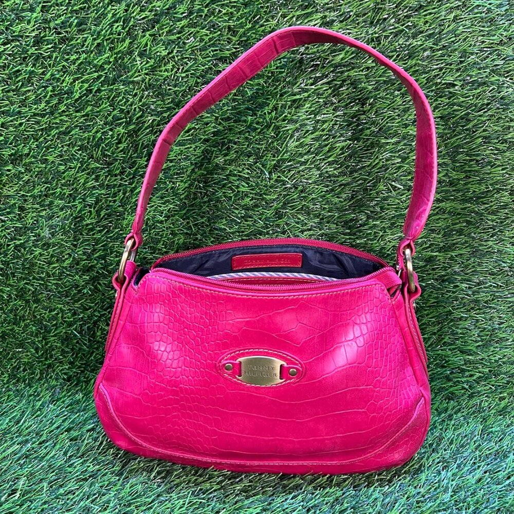 Tommy Hilfiger Y2K Pink Leather Mini Bag